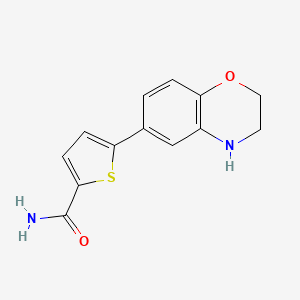 5-(3,4-dihydro-2H-1,4-benzoxazin-6-yl)thiophene-2-carboxamide