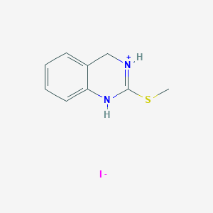 2-(Methylsulfanyl)-3,4-dihydroquinazolin-1-ium iodide