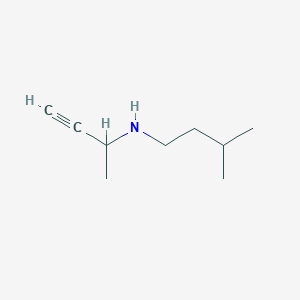 (But-3-yn-2-yl)(3-methylbutyl)amine