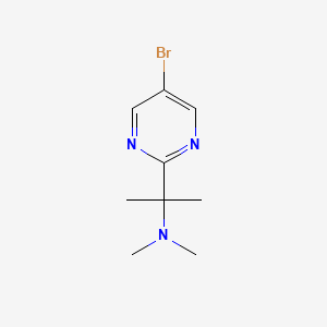 [2-(5-Bromopyrimidin-2-yl)propan-2-yl]dimethylamine