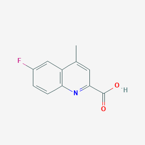 6-Fluoro-4-methylquinoline-2-carboxylic acid