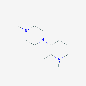 1-Methyl-4-(2-methylpiperidin-3-yl)piperazine