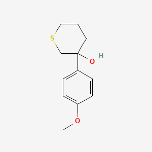 3-(4-Methoxyphenyl)thian-3-ol