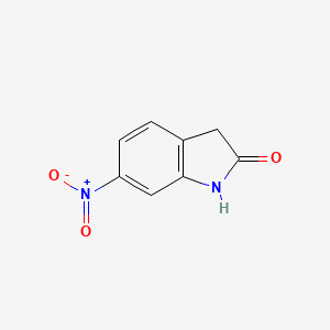 molecular formula C8H6N2O3 B1319271 6-硝基吲哚-2-酮 CAS No. 474799-41-2