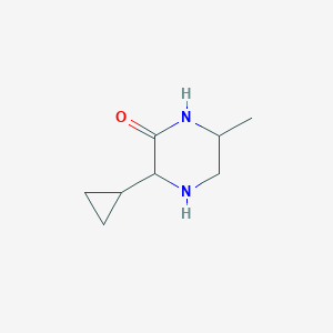 3-Cyclopropyl-6-methylpiperazin-2-one