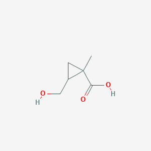 2-(Hydroxymethyl)-1-methylcyclopropane-1-carboxylic acid