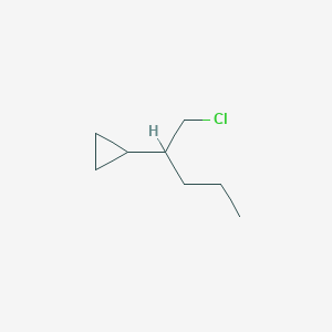 (1-Chloropentan-2-yl)cyclopropane