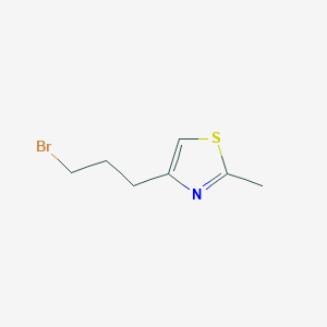 4-(3-Bromopropyl)-2-methyl-1,3-thiazole