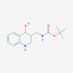 tert-butyl N-[(4-hydroxy-1,2,3,4-tetrahydroquinolin-3-yl)methyl]carbamate