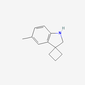 5'-Methyl-1',2'-dihydrospiro[cyclobutane-1,3'-indole]