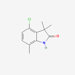 4-chloro-3,3,7-trimethyl-2,3-dihydro-1H-indol-2-one