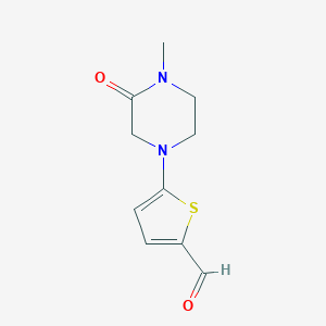 5-(4-Methyl-3-oxopiperazin-1-yl)thiophene-2-carbaldehyde