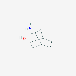 molecular formula C9H17NO B13192888 {2-Aminobicyclo[2.2.2]octan-2-yl}methanol 