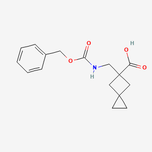 5-({[(Benzyloxy)carbonyl]amino}methyl)spiro[2.3]hexane-5-carboxylic acid