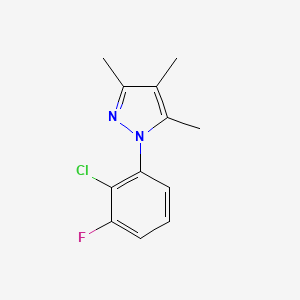 1-(2-Chloro-3-fluorophenyl)-3,4,5-trimethyl-1H-pyrazole