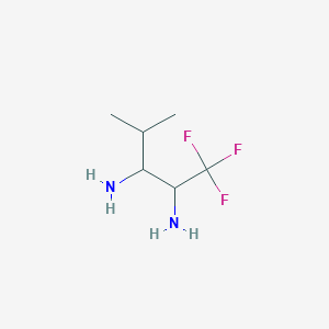 1,1,1-Trifluoro-4-methylpentane-2,3-diamine