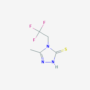 5-methyl-4-(2,2,2-trifluoroethyl)-4H-1,2,4-triazole-3-thiol