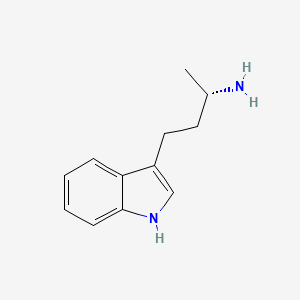 molecular formula C12H16N2 B13192984 (2S)-4-(1H-Indol-3-yl)butan-2-amine 