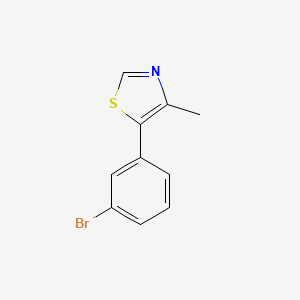 5-(3-Bromophenyl)-4-methyl-1,3-thiazole