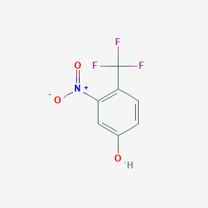 molecular formula C7H4F3NO3 B1319300 3-Nitro-4-(trifluoromethyl)phenol CAS No. 25889-36-5