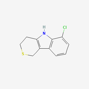 6-Chloro-1H,3H,4H,5H-thiopyrano[4,3-B]indole