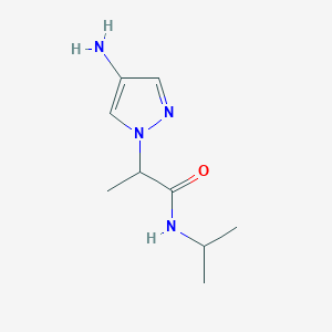 2-(4-amino-1H-pyrazol-1-yl)-N-(propan-2-yl)propanamide