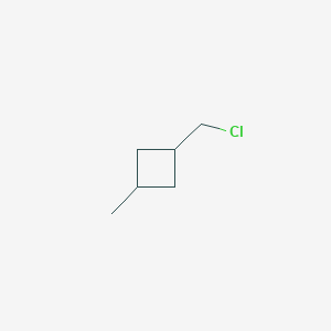 molecular formula C6H11Cl B13193055 1-(Chloromethyl)-3-methylcyclobutane 