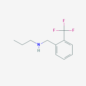 N-[2-(trifluoromethyl)benzyl]propan-1-amine