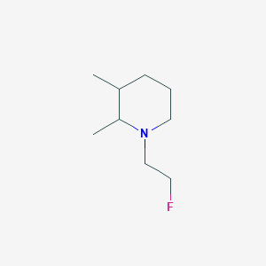 1-(2-Fluoroethyl)-2,3-dimethylpiperidine