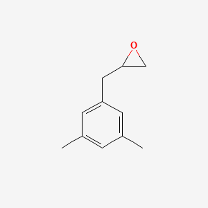 molecular formula C11H14O B13193120 2-[(3,5-Dimethylphenyl)methyl]oxirane 