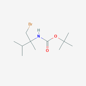 tert-Butyl N-(1-bromo-2,3-dimethylbutan-2-yl)carbamate