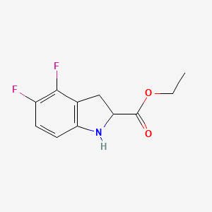 Ethyl 4,5-difluoro-2,3-dihydro-1H-indole-2-carboxylate