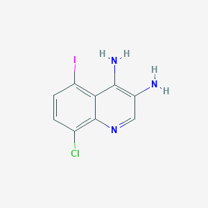 8-Chloro-5-iodoquinoline-3,4-diamine