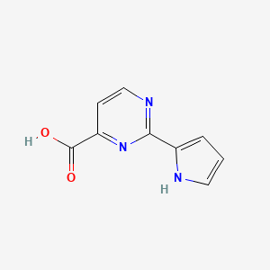 2-(1H-Pyrrol-2-yl)pyrimidine-4-carboxylic acid