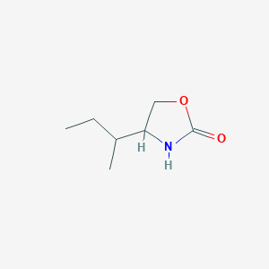 molecular formula C7H13NO2 B13193224 4-(Butan-2-yl)-1,3-oxazolidin-2-one 