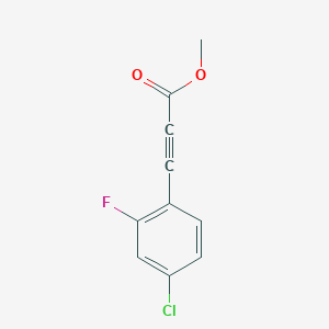 Methyl 3-(4-chloro-2-fluorophenyl)prop-2-ynoate