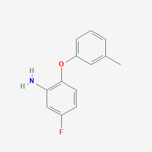 B1319326 5-Fluoro-2-(3-methylphenoxy)aniline CAS No. 937596-33-3