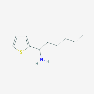 1-(Thiophen-2-YL)hexan-1-amine