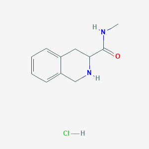 N-methyl-1,2,3,4-tetrahydroisoquinoline-3-carboxamide hydrochloride