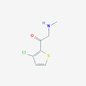 1-(3-Chlorothiophen-2-yl)-2-(methylamino)ethan-1-one