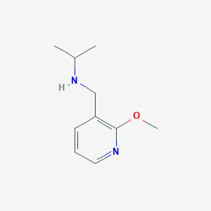 molecular formula C10H16N2O B13193289 [(2-Methoxypyridin-3-yl)methyl](propan-2-yl)amine 