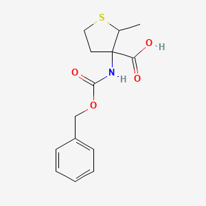 3-{[(Benzyloxy)carbonyl]amino}-2-methylthiolane-3-carboxylic acid