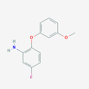 molecular formula C13H12FNO2 B1319332 5-Fluoro-2-(3-methoxyphenoxy)phenylamine CAS No. 937596-43-5
