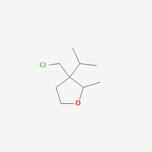 3-(Chloromethyl)-2-methyl-3-(propan-2-yl)oxolane