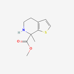 Methyl 7-methyl-4H,5H,6H,7H-thieno[2,3-c]pyridine-7-carboxylate