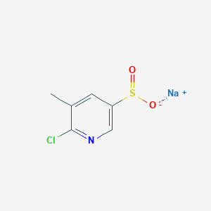 Sodium 6-chloro-5-methylpyridine-3-sulfinate