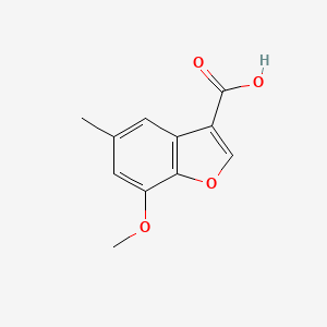 7-Methoxy-5-methylbenzofuran-3-carboxylic acid