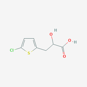 3-(5-Chlorothiophen-2-yl)-2-hydroxypropanoic acid