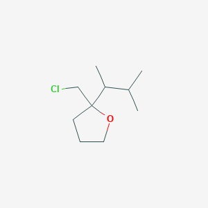 2-(Chloromethyl)-2-(3-methylbutan-2-yl)oxolane