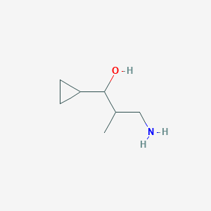 3-Amino-1-cyclopropyl-2-methylpropan-1-ol